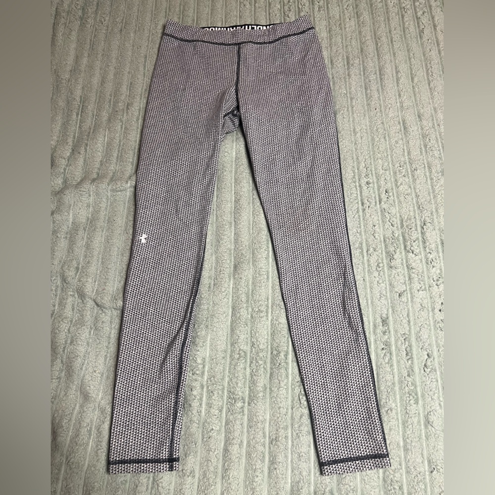Under Armour Black Micro-Pattern Leggings
